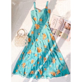 Pass Đầm maxi Lép size S new 99%