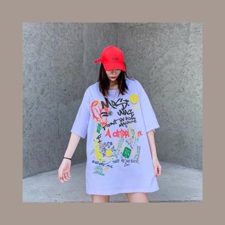 Áo thun, áo phông freesize form rộng tay lỡ giấu quần unisex nam nữ mặc couple nhóm