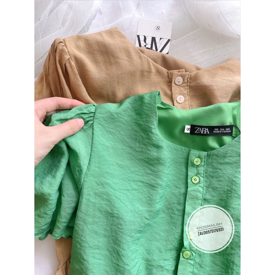 ✨BÁN SỈ✨Đầm suông tơ 3 tầng 2 lớp 2 màu xanh,be