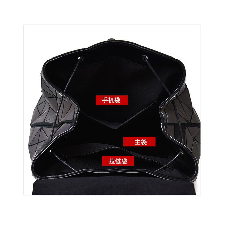 Women's bag new geometric ringer laser 100 variable backpacks gradient color