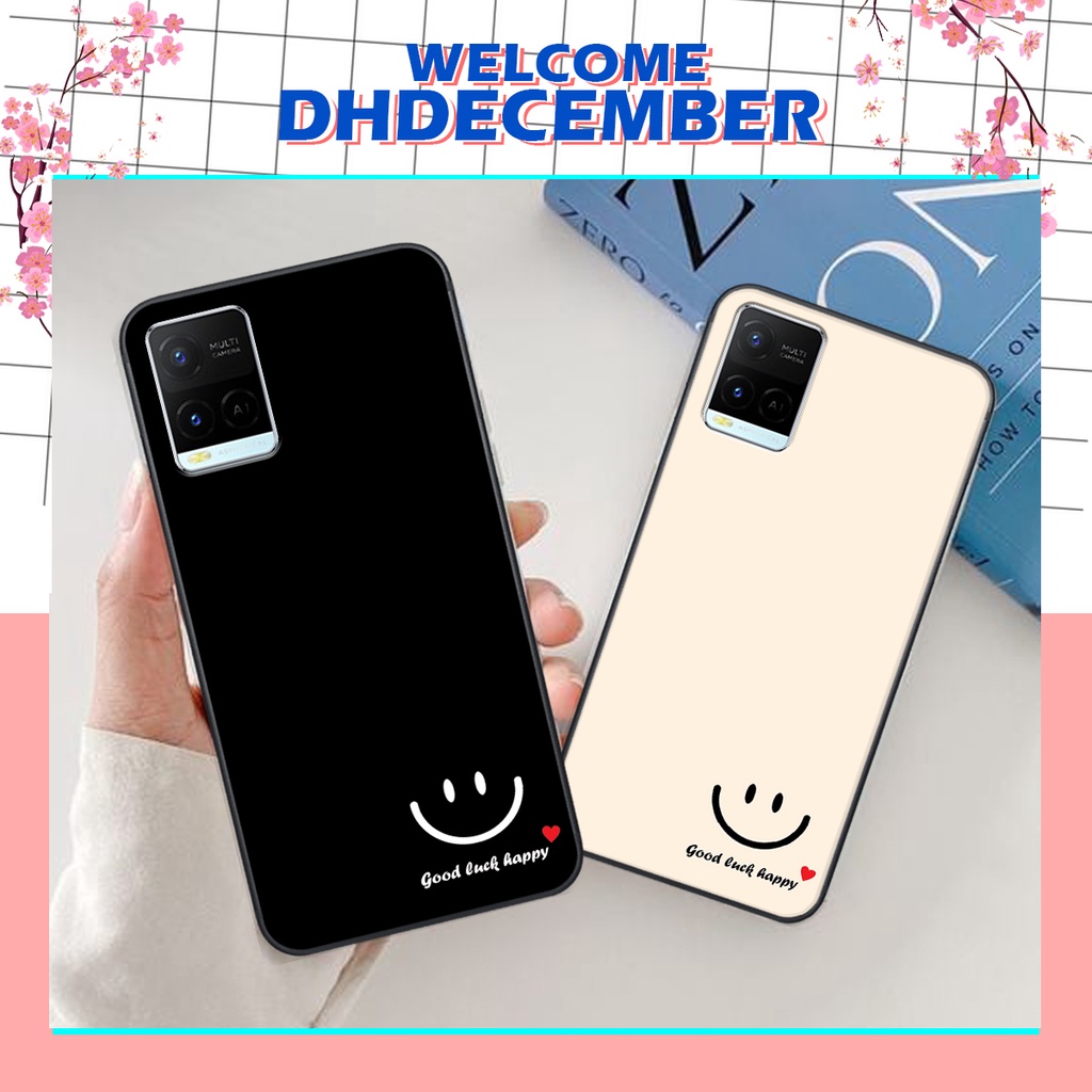 Ốp lưng Vivo Y21 / Y21S / Y33S in hình nice ,good luck happy ốp xinh viền dẻo đẹp chất