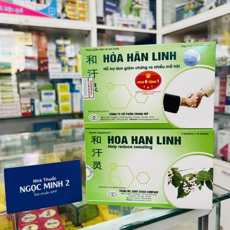 ✅ [Chính Hãng] HOÀ HÃN LINH hỗ trợ làm giảm chứng ra nhiều mồ hôi