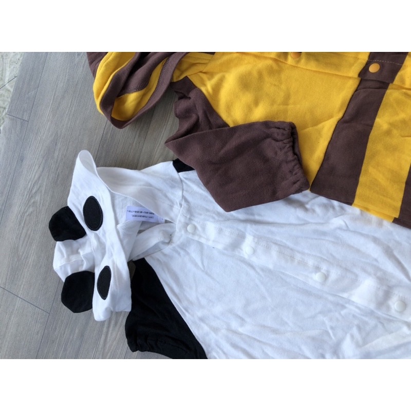 Body liền thân hình thú cho bé 3-5kg-Bodysuit, bộ liền quần, body thú dài tay, ngắn tay cho trẻ