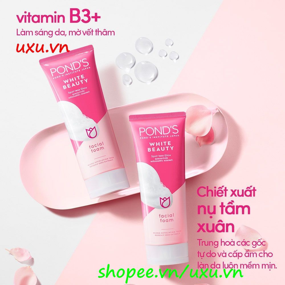 Sữa Rửa Mặt Nữ 50G Và 100G Ponds White Beauty Làm Sáng Da, Với uxu.vn Tất Cả Là Chính Hãng.