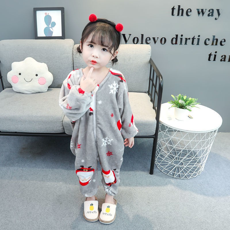 Túi Ngủ Vải Flannel Lông Cừu San Hô Không Đường May Thời Trang Mùa Xuân Cho Bé