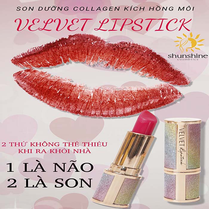Son dưỡng màu Shunshine Velvet Lipstick | BigBuy360 - bigbuy360.vn