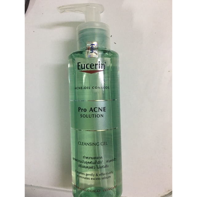 Gel rửa mặt Eucerin PRO acne solution kiểm soát nhờn