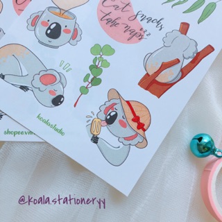 Bullet journal sticker - Koala sticker set