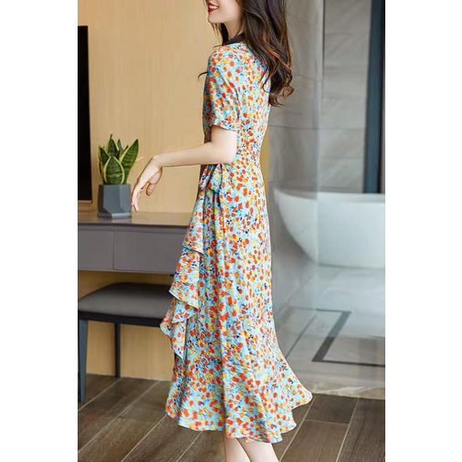 D55833 -  Đầm ôm đuôi cá cao cấp hàng nhập