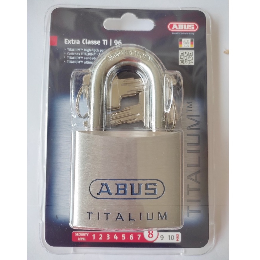 Khóa Siêu Nhẹ ABUS Titalium 96Ti/60