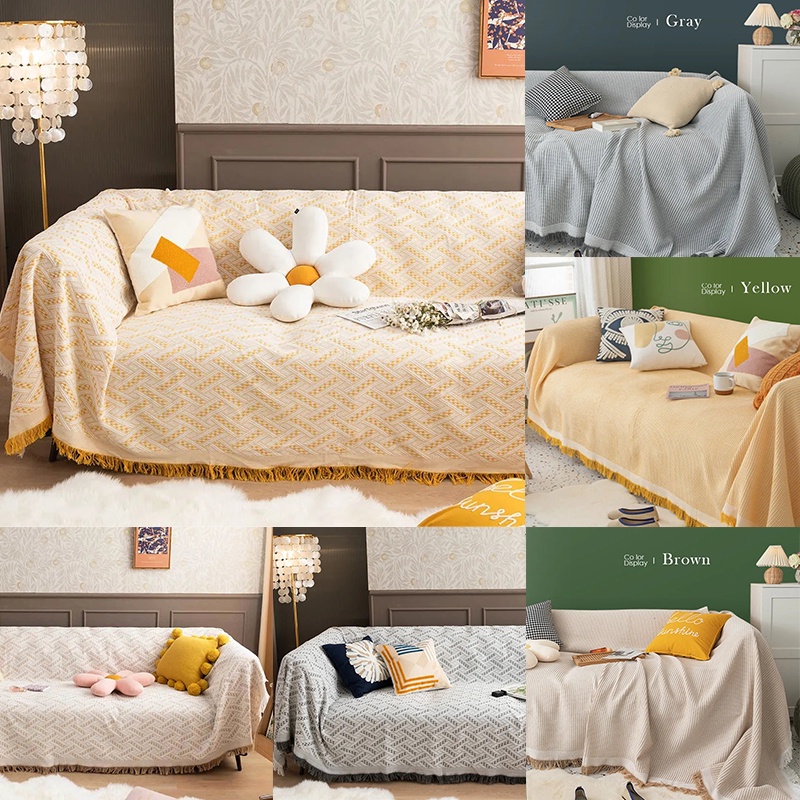 Vỏ Bọc Ghế Sofa Toàn Diện Chống Trượt Phong Cách Bắc Âu Cao Cấp