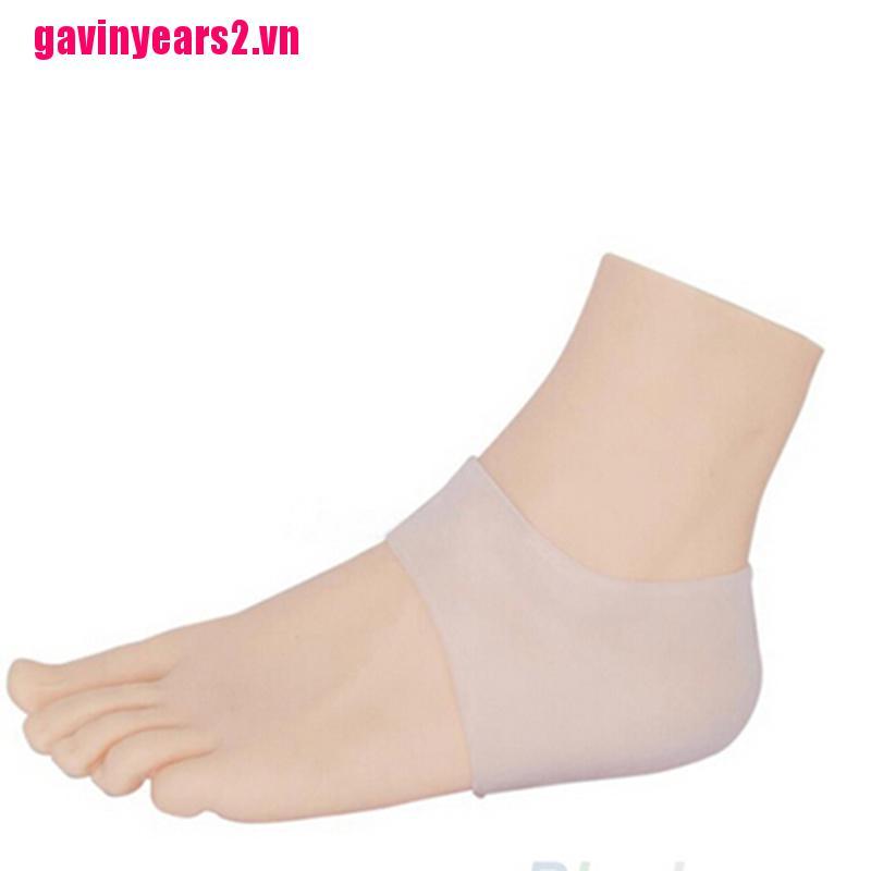 Bộ 2 Miếng Đệm Gót Chân Bằng Silicone Dưỡng Ẩm Tiện Dụng