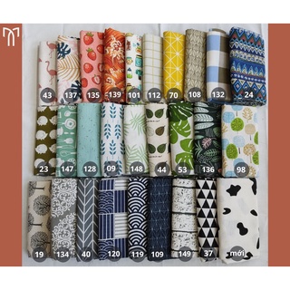 Vải bố linen nhiều họa tiết