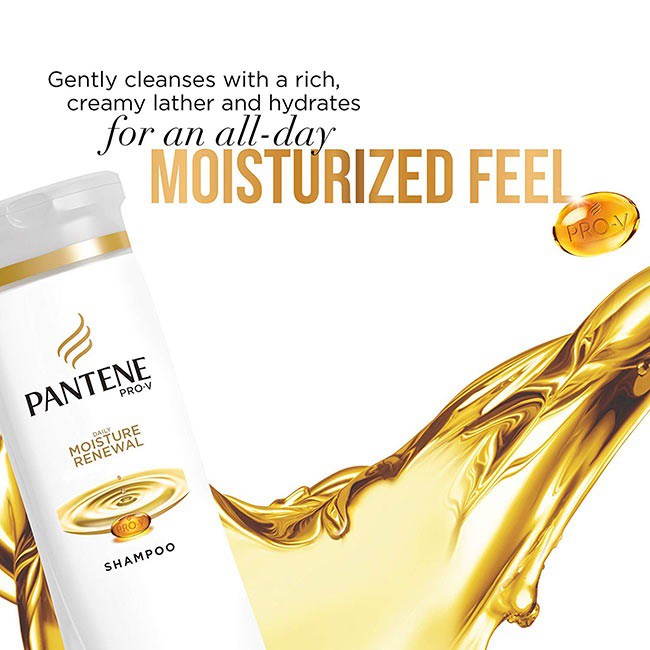 Dầu gội &amp; xả 2IN1 Pantene Shampoo &amp; Conditioner 2IN1 Daily MOISTURE RENEWAL 375ml
