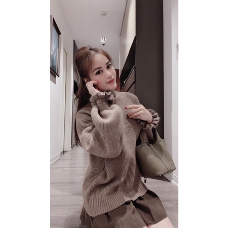 BÁN SỈ ÁO LEN CỔ - TAY CHUN BÈO CHO NỮ | BigBuy360 - bigbuy360.vn