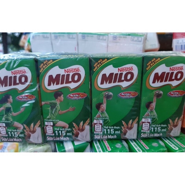 Sữa hộp milo lốc 4 hộp x 115ml