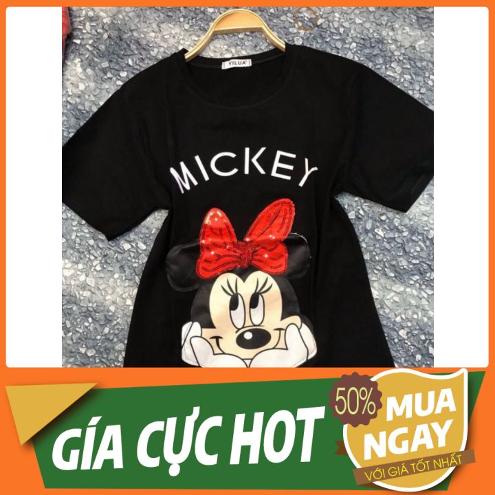 Áo phông nữ giấu quần dáng rộng siêu đẹp❤️cotton thoáng mát co giãn❤️ thấm hút mồ hôi, hình in đáng yêu