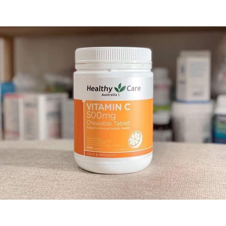 VIÊN UỐNG VITAMIN C 500MG HEALTHY CARE 500 VIÊN (ÚC) | BigBuy360 - bigbuy360.vn