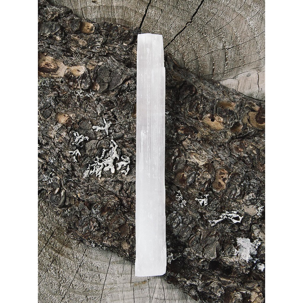 Đá Thanh Tẩy Selenite Thanh 10cm, từ trường phong thuỷ, bảo vệ không gian - THẢO MỘC XÔNG NHÀ