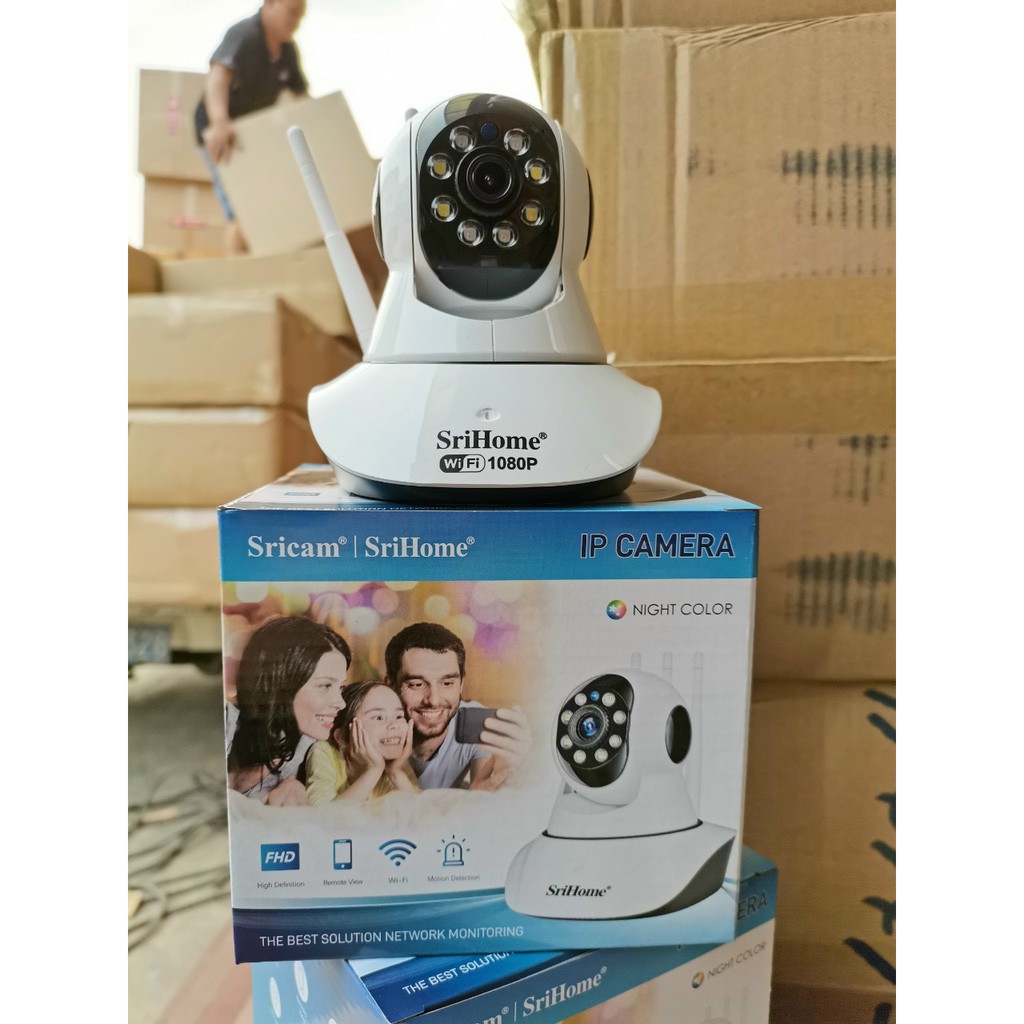 Camera SriHome 3 râu 2.0 - Full HD 1080P kèm thẻ nhớ 64GB | WebRaoVat - webraovat.net.vn