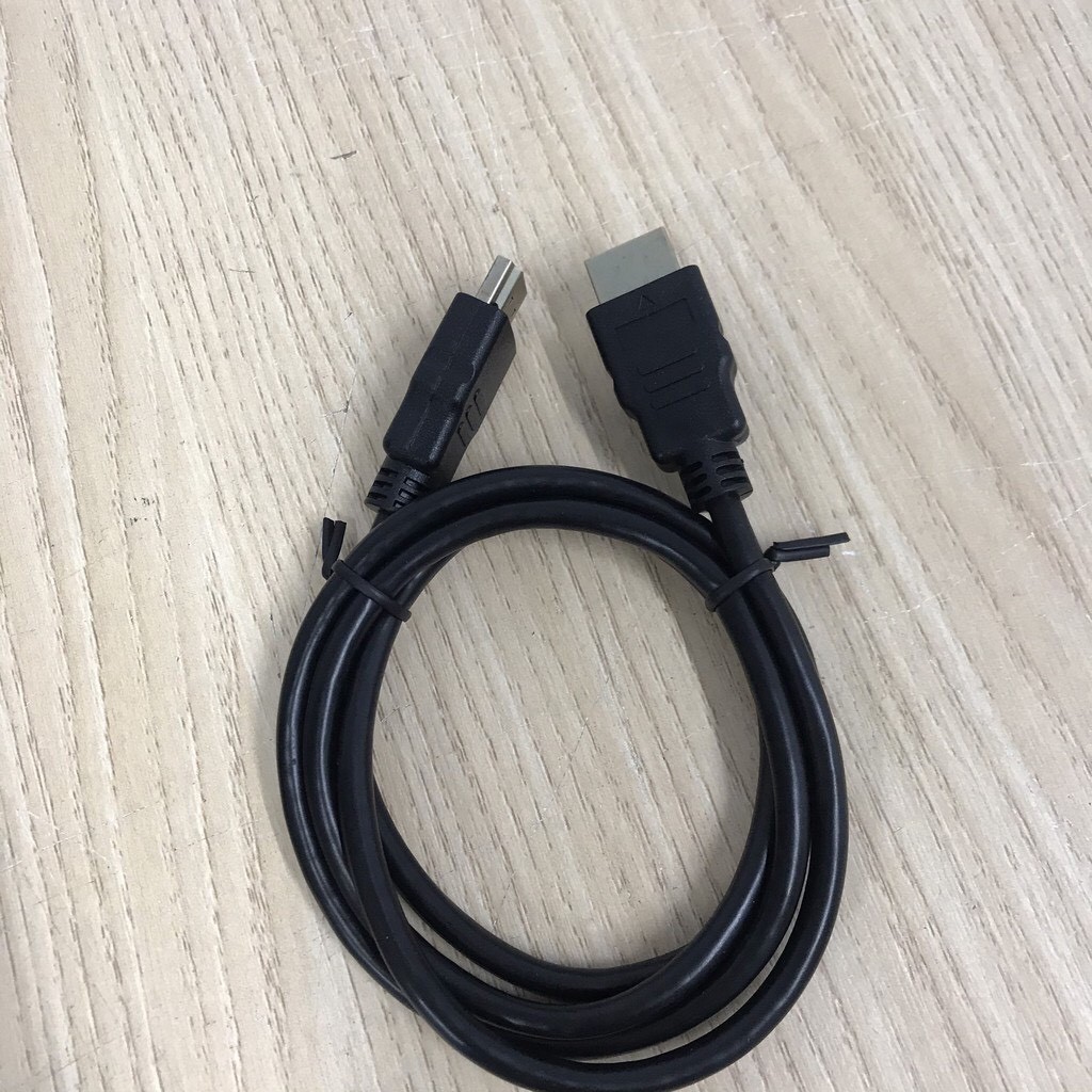 Dây Cáp HDMI 1m Tròn Đen - Dây cáp kết nối cổng HDMI 2 đầu tốt chống nhiễu xịn chất luong cao