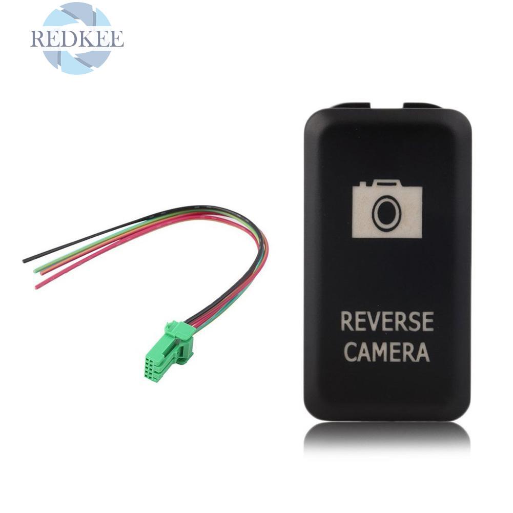 Công Tắc Nhấn Camera Lùi Xe Có Đèn Led Xanh Dương Cho Toyota