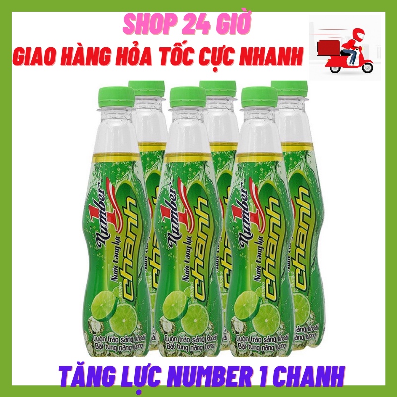 1 Lốc Nước Ngọt Tăng Lực Chanh - Shop 24 Giờ