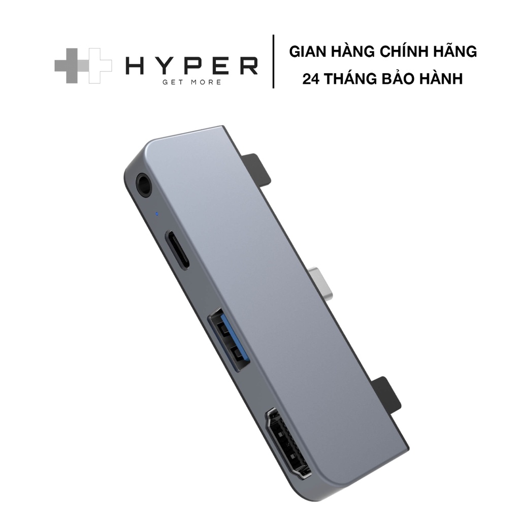 CỔNG CHUYỂN CHUYÊN DỤNG HYPERDRIVE IPAD PRO 4 IN 1 HDMI 4K/30HZ USB-C HUB - HD319E - HÀNG CHÍNH HÃNG
