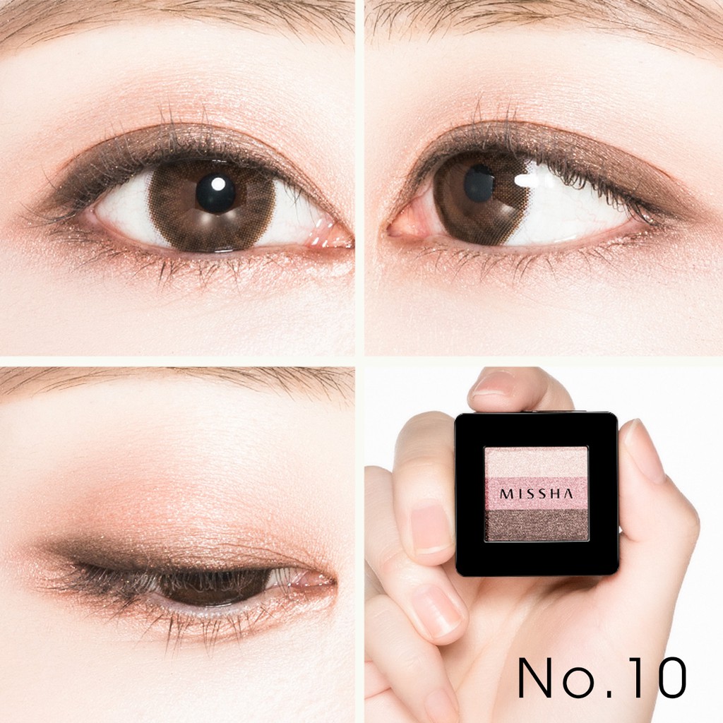 Phấn Mắt Missha The Style Triple Shadow  3 Màu Đẹp Lung Linh