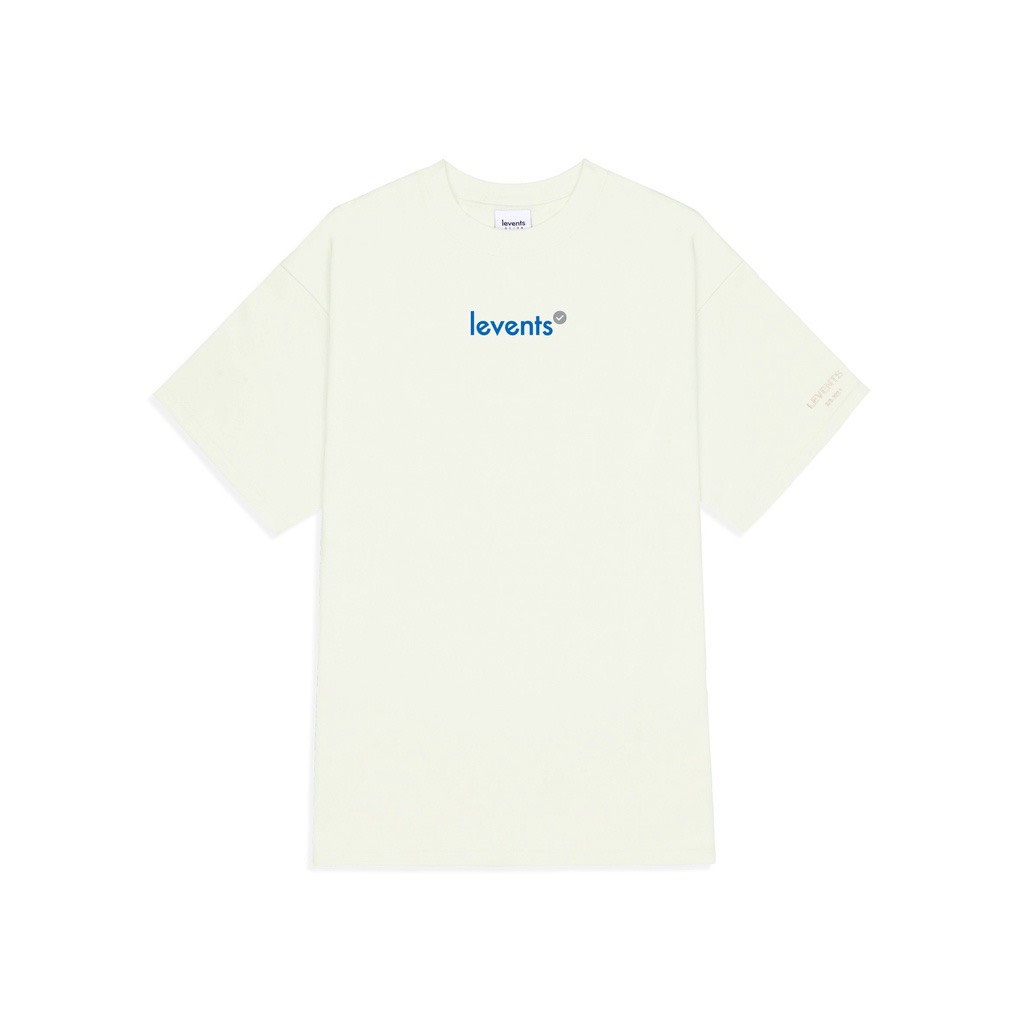 Áo phông nam nữ unisex thun form rộng tay lỡ từ Freesize(40-65kg)-levent trắng