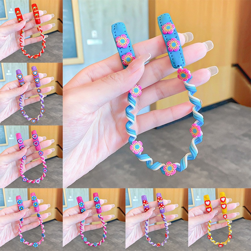 Phụ kiện trang trí kiểu tóc bằng da PU thời trang dễ thương cho bé gái