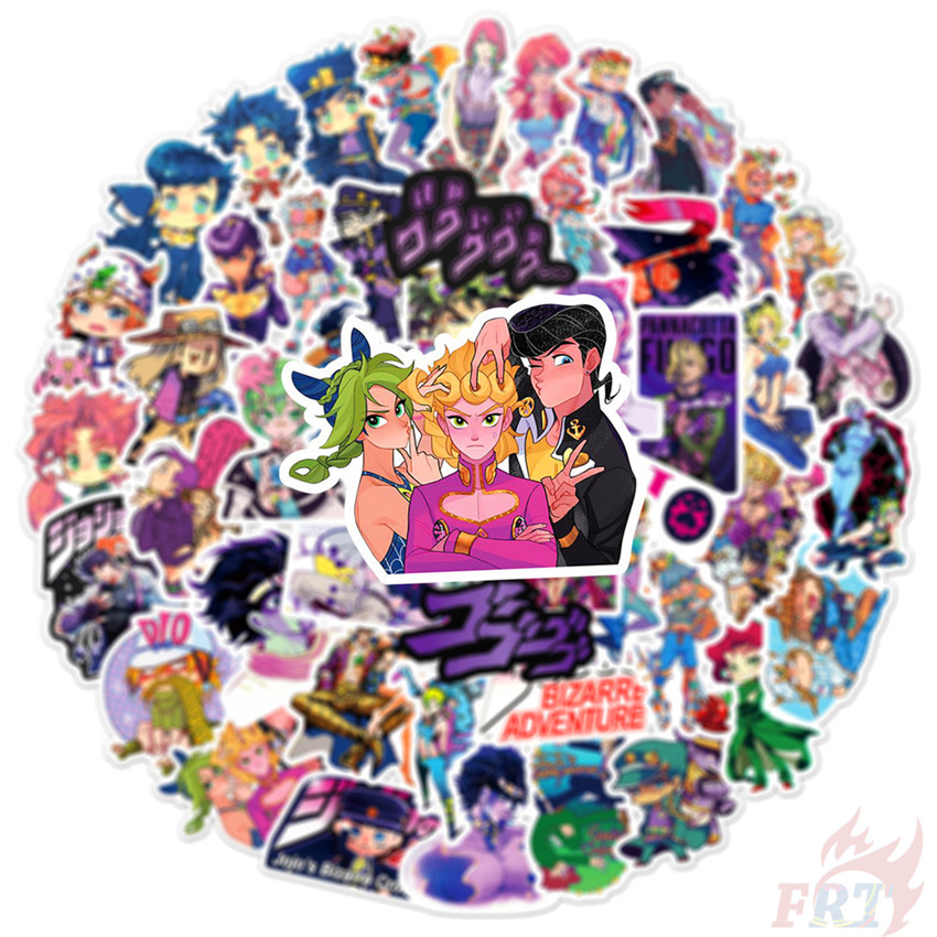 ❉ JoJo's Bizarre Adventure - Series 05 Stickers ❉ 50Pcs/Set Anime Fashion DIY Decals Doodle Stickers