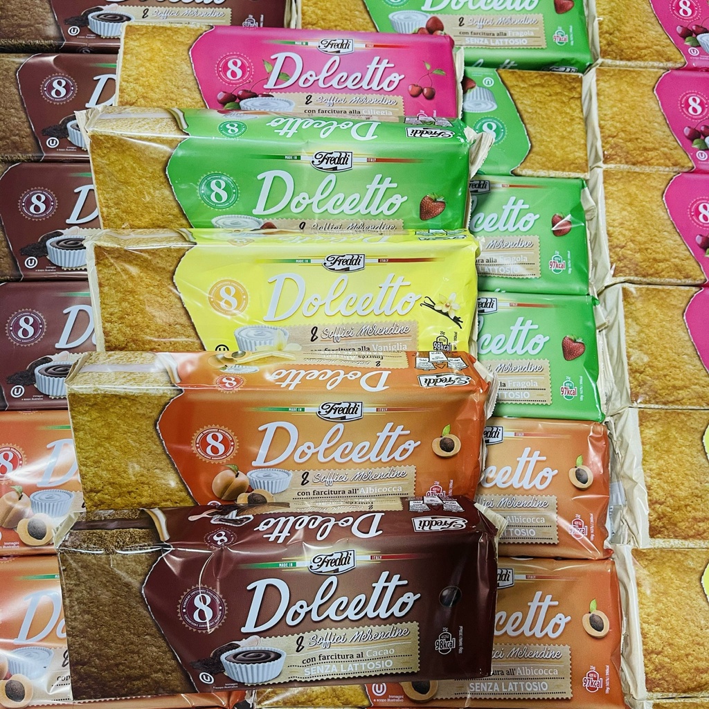 Bánh Bông Lan nhập khẩu Ý Freddi Dolcetto nhiều vị