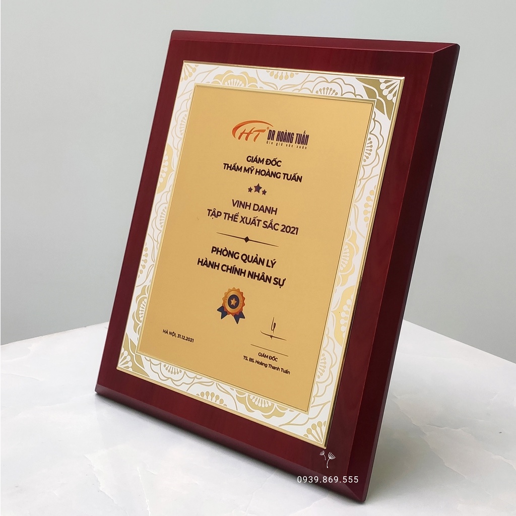 Bằng Khen, Bảng Chứng Nhận, Bảng Vinh Danh CN-10