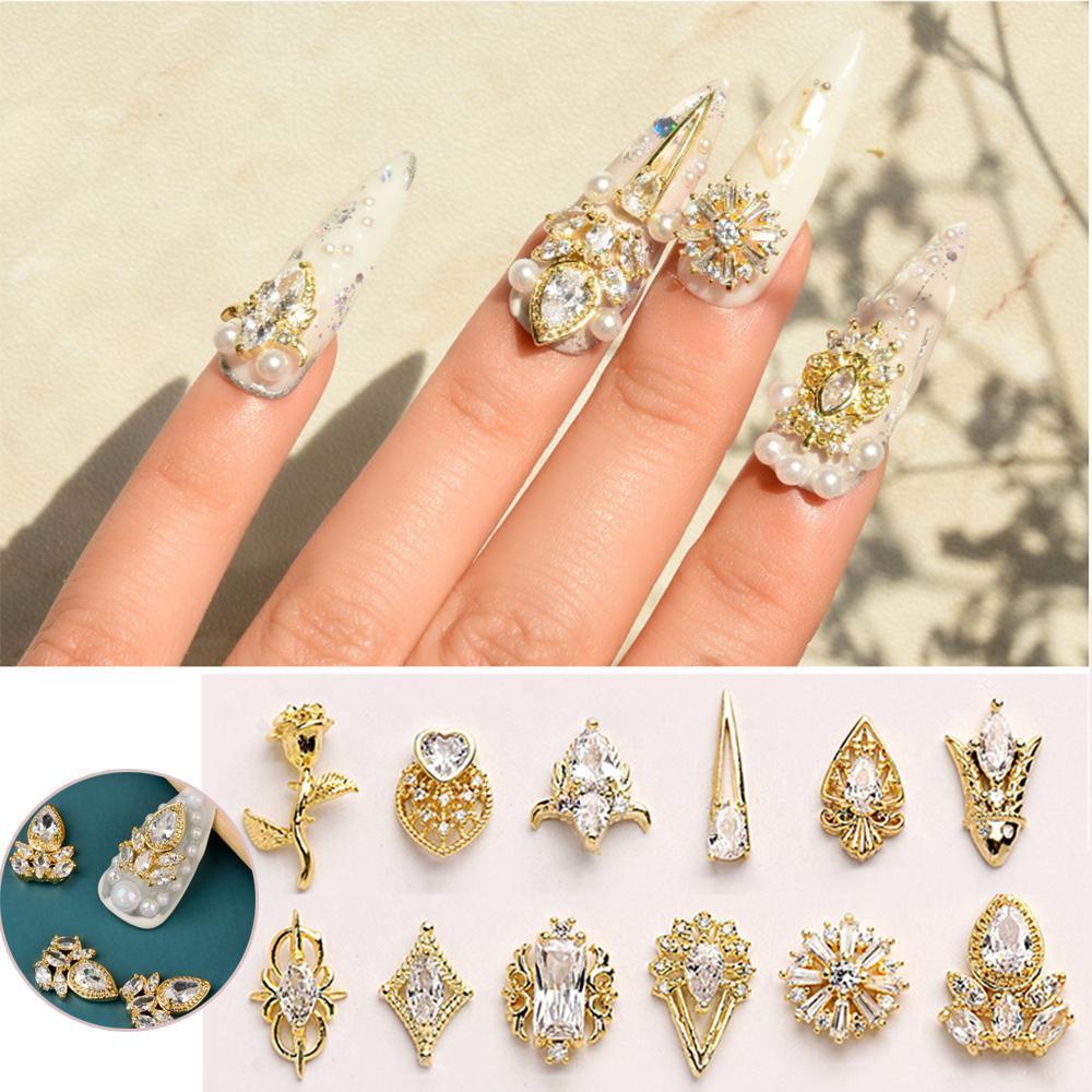 TWINKLE Hạt Đá 3D Lấp Lánh Đính Móng Nghệ Thuật