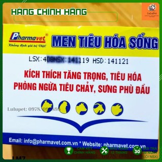 [SẢN PHẨM 1K] Men tiêu hóa sống Pharbiozym cho chó mèo - Hàng chính hãng