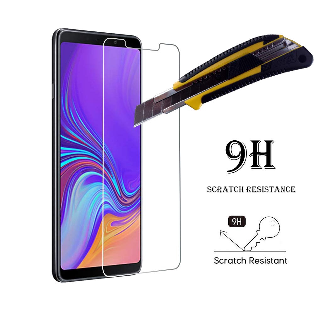 Kính cường lực bảo 9H 2.5D bảo vệ màn hình cho Samsung Galaxy ss A8S A6S A9 A8 A7 A6 J8 J7 J6 J4 J3 Plus J2 Pro 2018