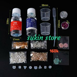 set đồ làm trang sức resin