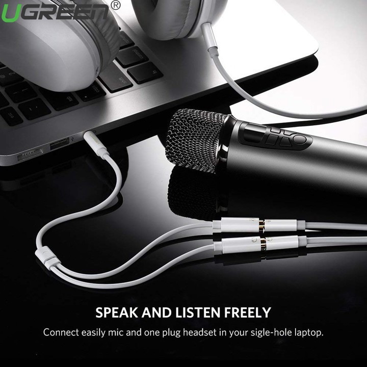 Dây Chia Audio và Microphone Chính Hãng Ugreen 10789