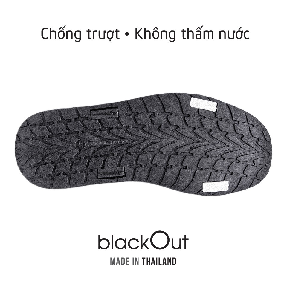 Giày quai ngang blackOut | Nam-Mẫu giày chọn vui lòng ghi chú theo số thứ tự trên hình