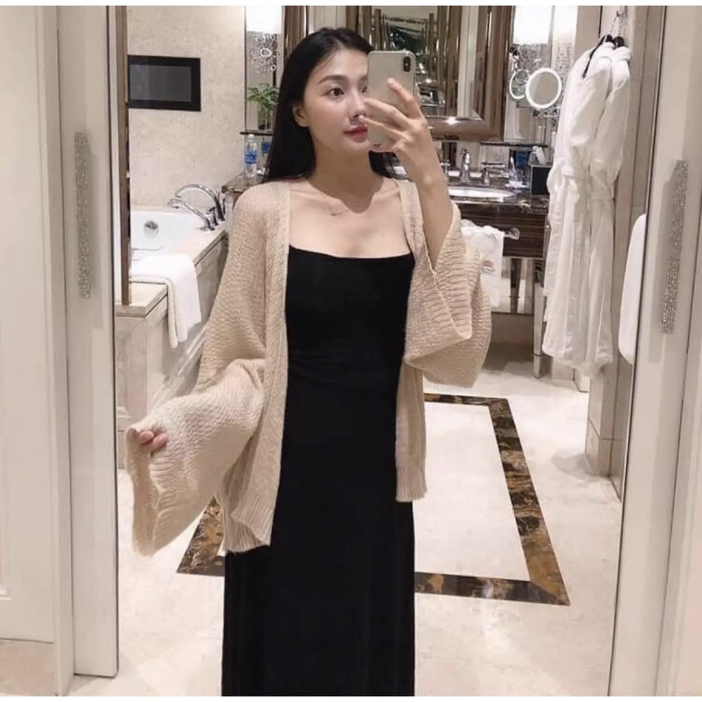 [ Thảo Na ] Áo Khoác Cardigan Len Mỏng Đi Biển, Dự tiệc Sang Chảnh- Hàng Chuẩn đẹp