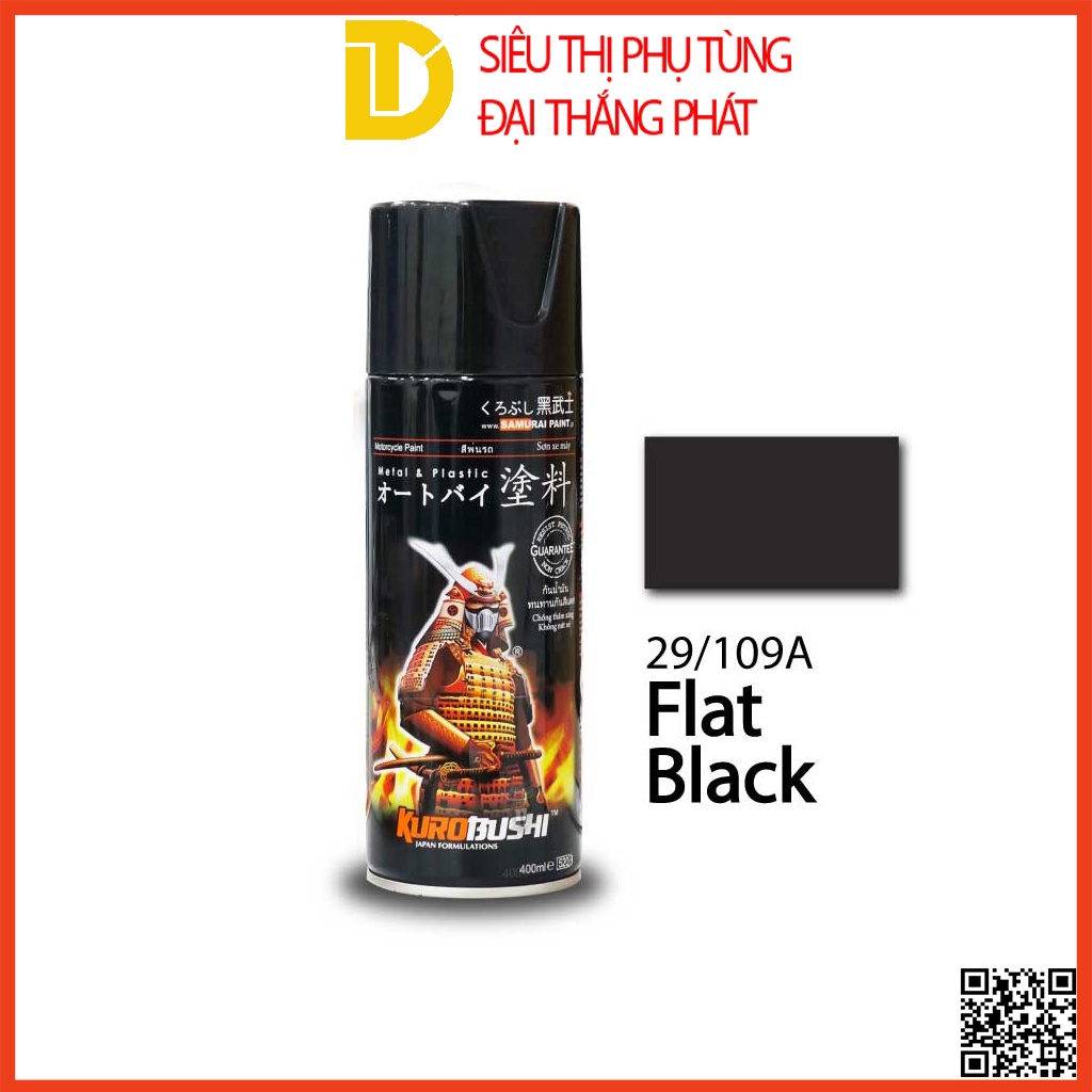 Tổng hợp 30 màu sơn Samurai cơ bản, sơn xịt xe máy chuyên dụng