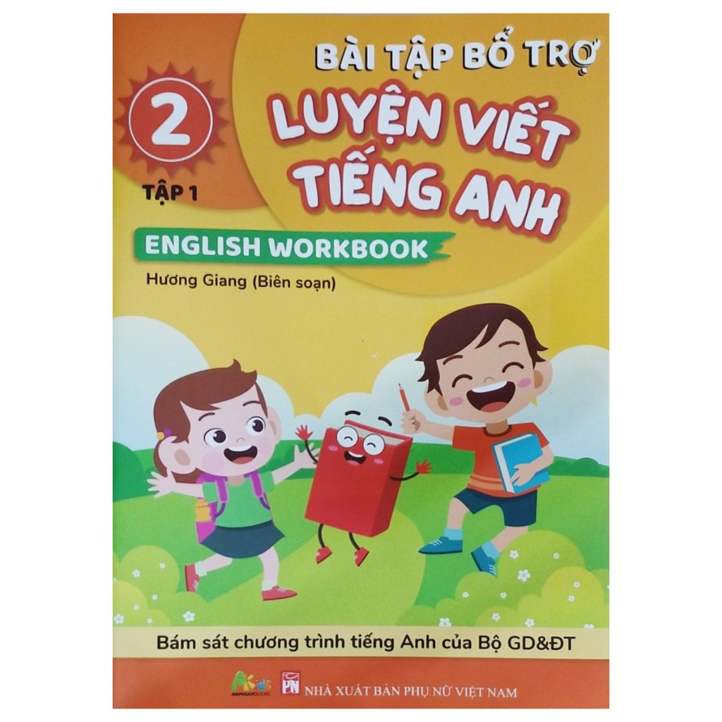 Sách - Bài tập bổ trợ luyện  viết tiếng anh english workbook lớp 2 tập 1