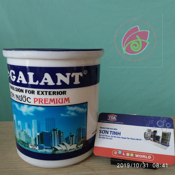 Sơn nước ngoại thất Galant màu trắng ( 800ml ~ 1Kg )