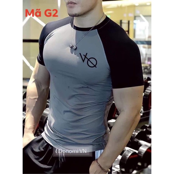 Áo Thun Thể Thao Tập Gym Nam Form Ôm Body Vải Thun Lạnh Co Dãn 4chiều