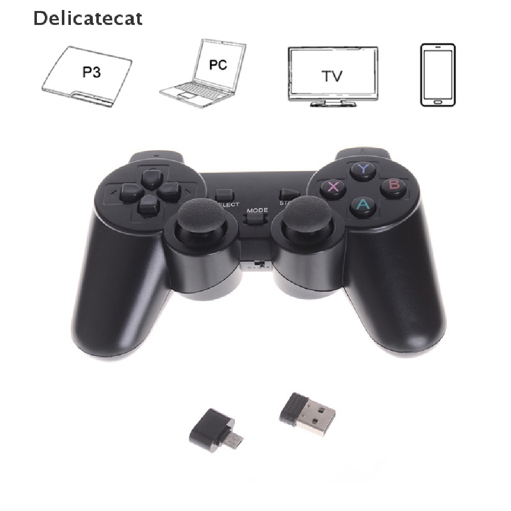 Tay cầm điều khiển chơi game không dây 2.4ghz Cho PS3 PC TV cao cấp