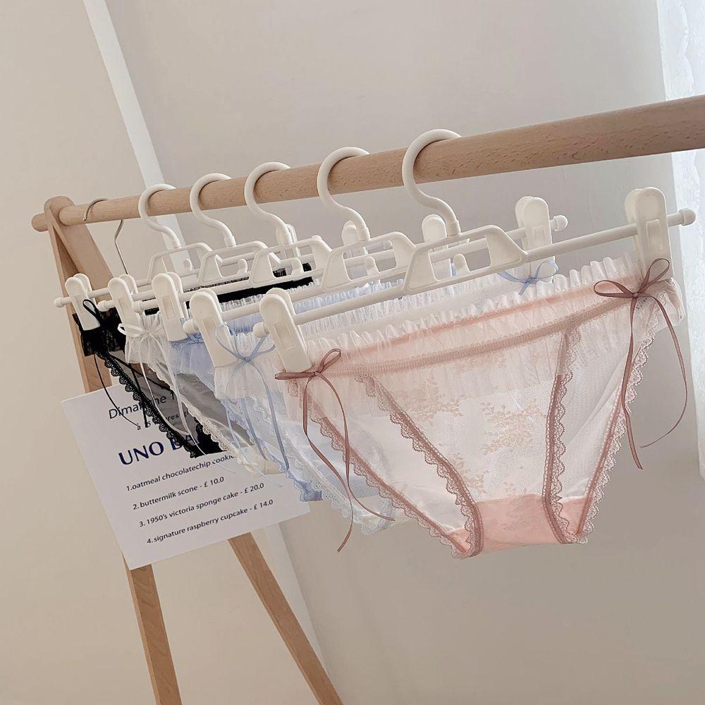 OCEANMAP Quần Lót Cotton Phối Ren Lưới Xuyên Thấu Quyến Rũ Dành Cho Nữ