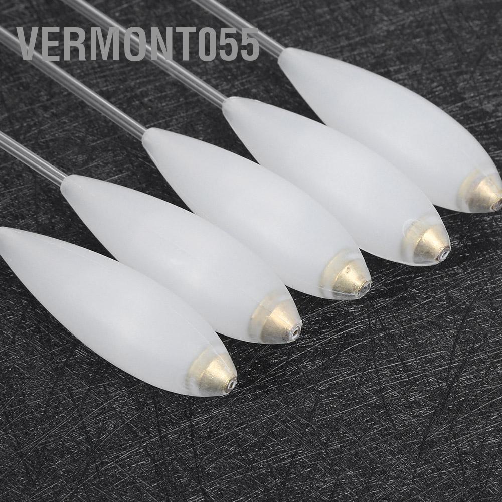 Vermont055 5Pcs Acrylic Large Floats Slow Sinking Fishing Accessories Eco&amp;#8209;friendly No Odor