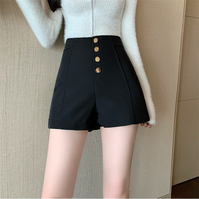 Quần short nữ lưng cao, quần đùi nữ ống rộng 4 khuy 31 September mã M1 | BigBuy360 - bigbuy360.vn