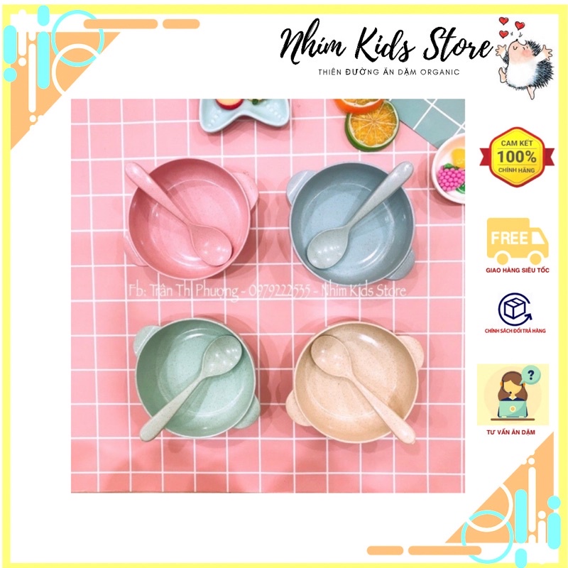 BÁT ĂN DẶM LÚA MẠCH KÈM THÌA